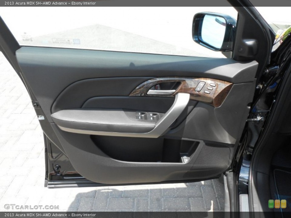 Ebony Interior Door Panel for the 2013 Acura MDX SH-AWD Advance #70802960