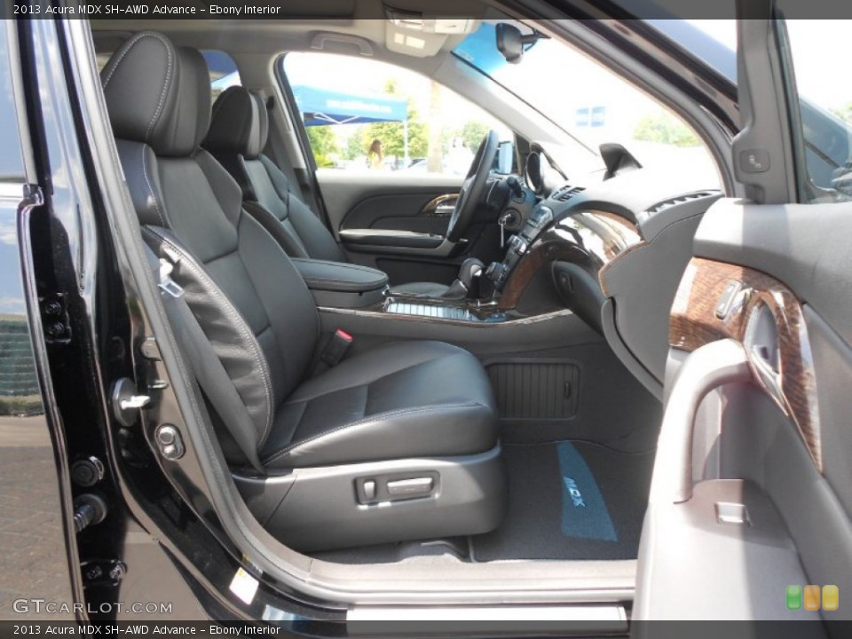 Ebony Interior Photo for the 2013 Acura MDX SH-AWD Advance #70802987