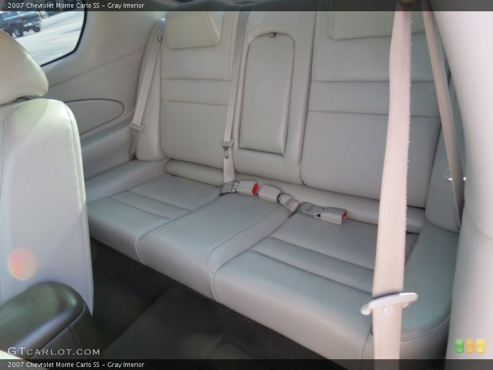 Gray Interior Rear Seat for the 2007 Chevrolet Monte Carlo SS #70804001