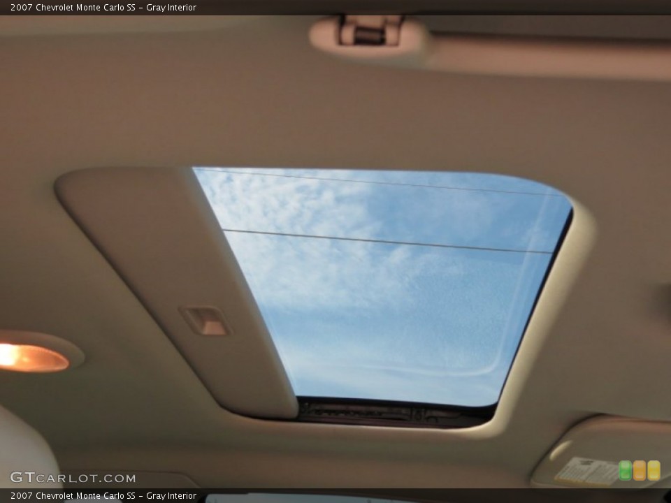 Gray Interior Sunroof for the 2007 Chevrolet Monte Carlo SS #70804043