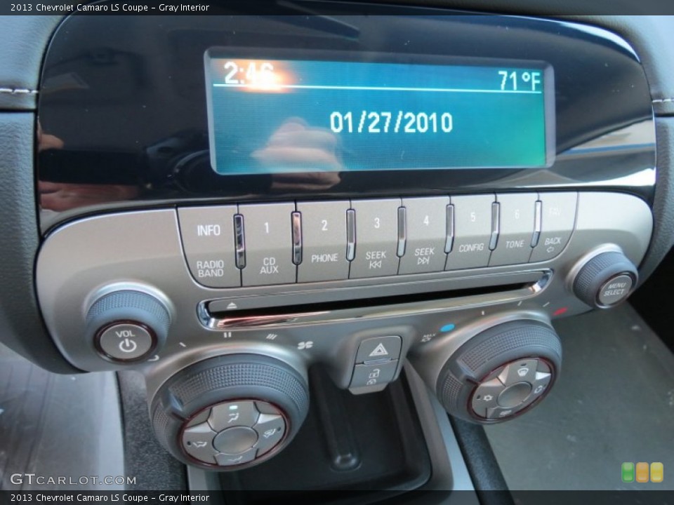 Gray Interior Controls for the 2013 Chevrolet Camaro LS Coupe #70804835