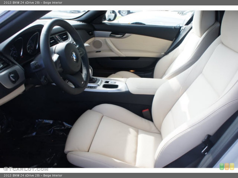 Beige Interior Front Seat for the 2013 BMW Z4 sDrive 28i #70814909