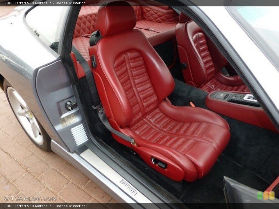 Bordeaux Interior Photo for the 2000 Ferrari 550 Maranello #70815244