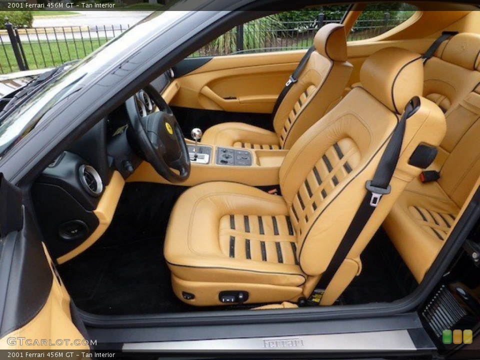 Tan Interior Front Seat for the 2001 Ferrari 456M GT #70815371