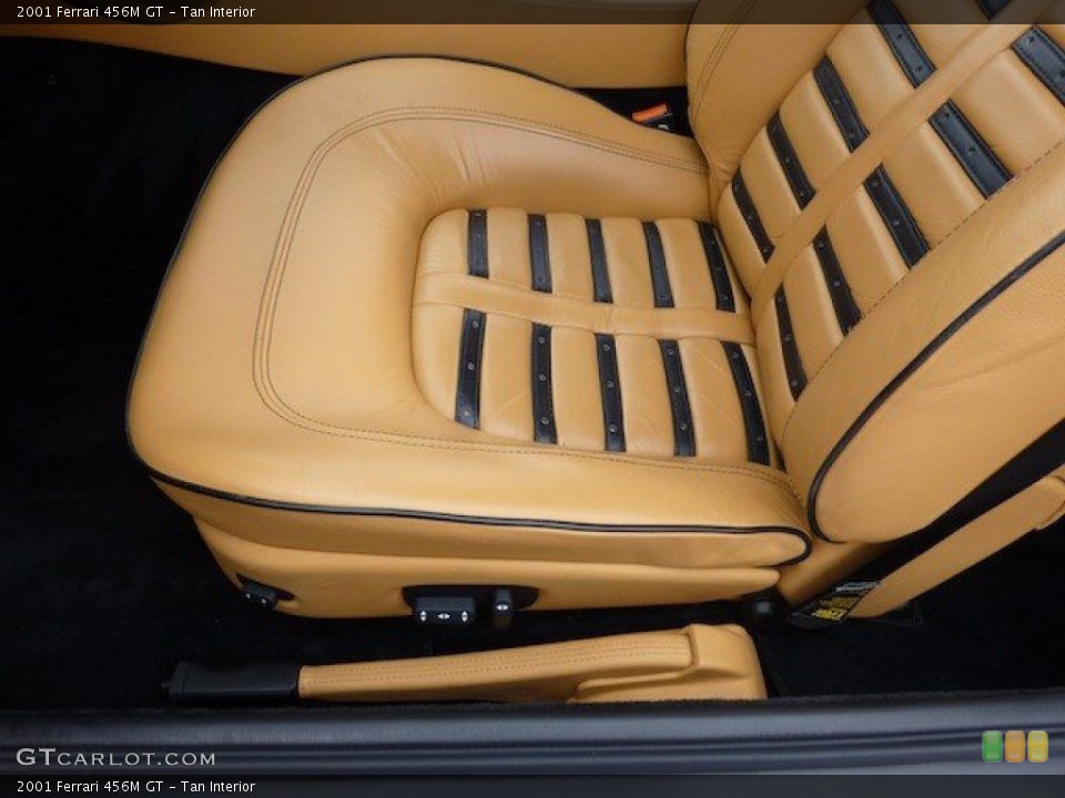 Tan Interior Front Seat for the 2001 Ferrari 456M GT #70815383