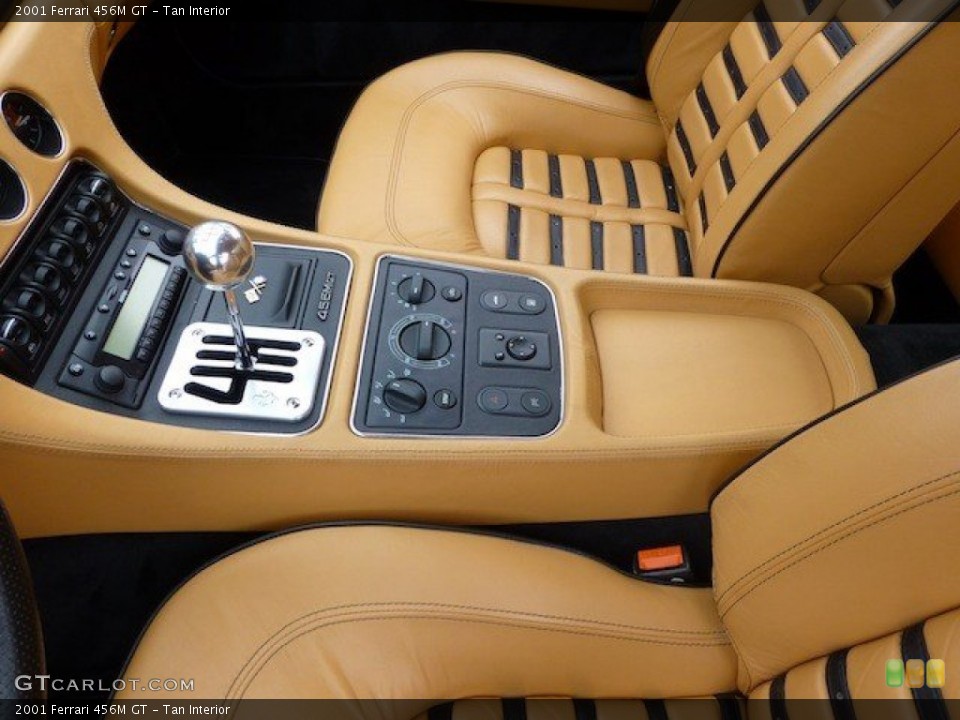 Tan Interior Controls for the 2001 Ferrari 456M GT #70815425