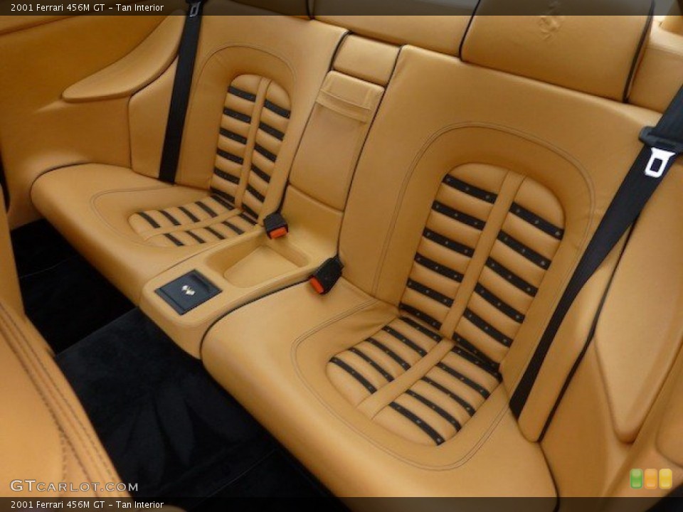 Tan Interior Rear Seat for the 2001 Ferrari 456M GT #70815428