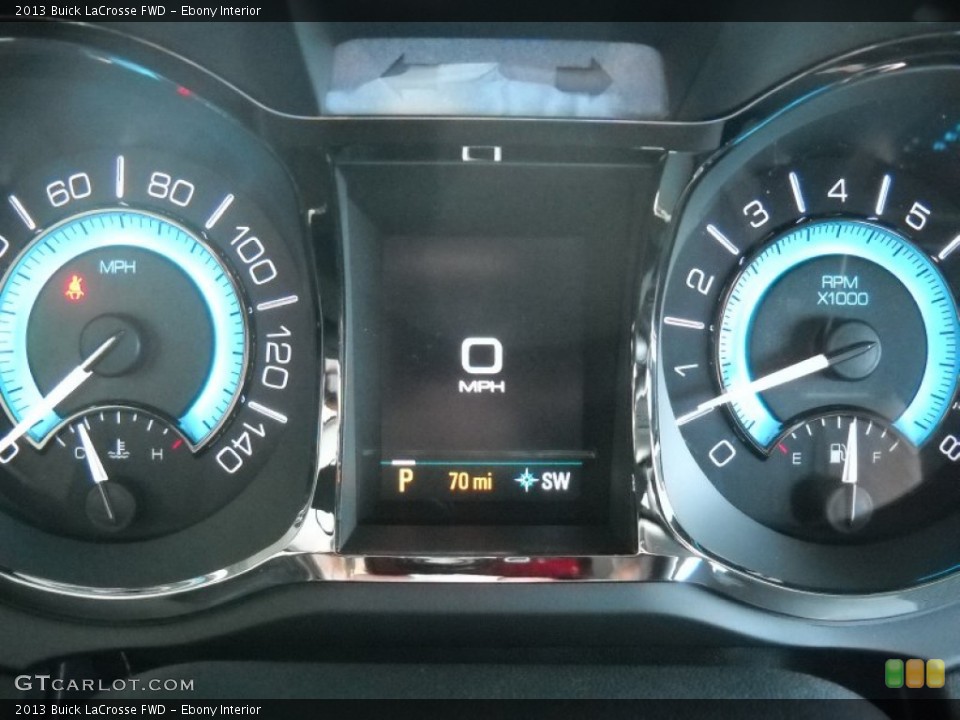 Ebony Interior Gauges for the 2013 Buick LaCrosse FWD #70816430