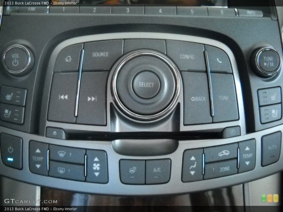 Ebony Interior Controls for the 2013 Buick LaCrosse FWD #70816439