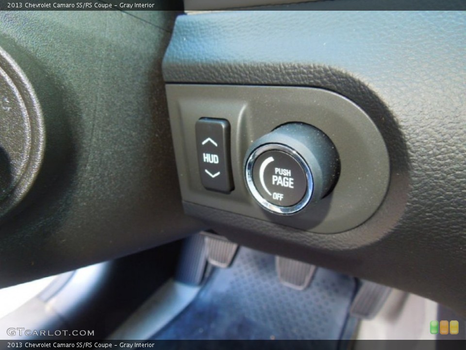 Gray Interior Controls for the 2013 Chevrolet Camaro SS/RS Coupe #70817273