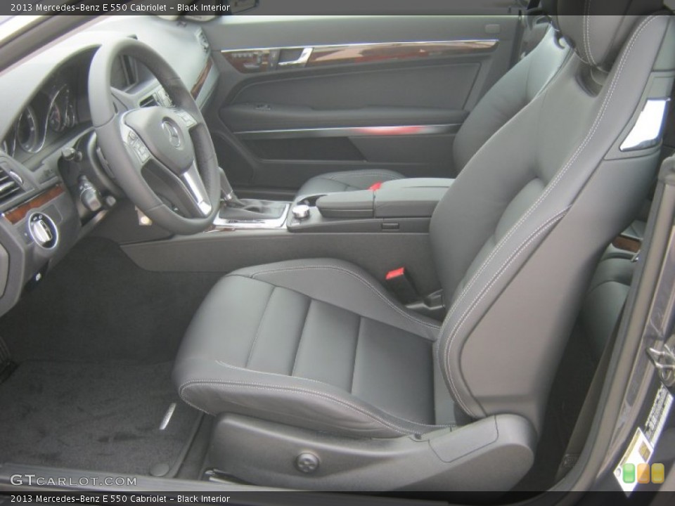 Black Interior Photo for the 2013 Mercedes-Benz E 550 Cabriolet #70820097