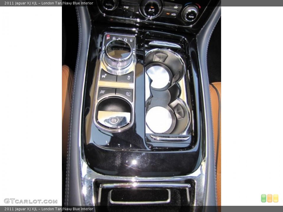 London Tan/Navy Blue Interior Transmission for the 2011 Jaguar XJ XJL #70820436