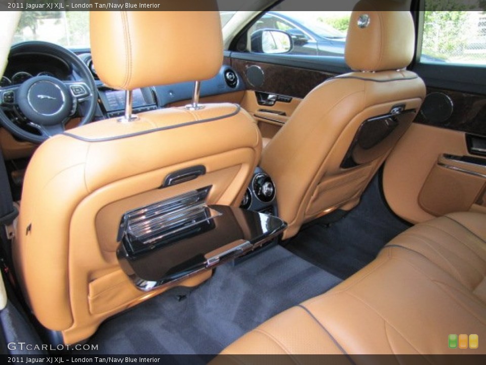 London Tan/Navy Blue Interior Photo for the 2011 Jaguar XJ XJL #70820523