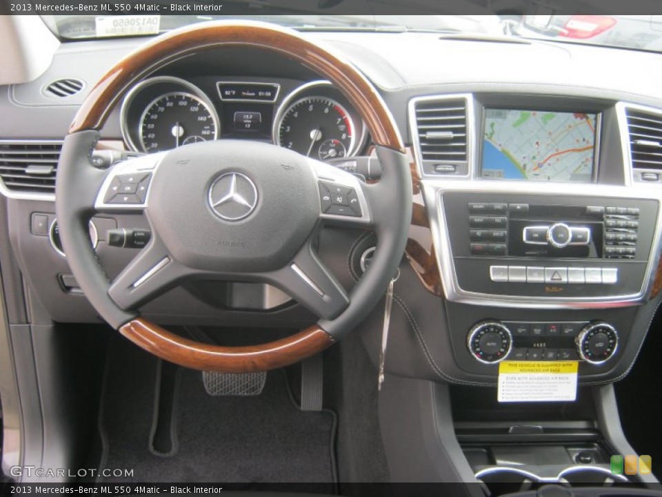 Black Interior Dashboard for the 2013 Mercedes-Benz ML 550 4Matic #70821618