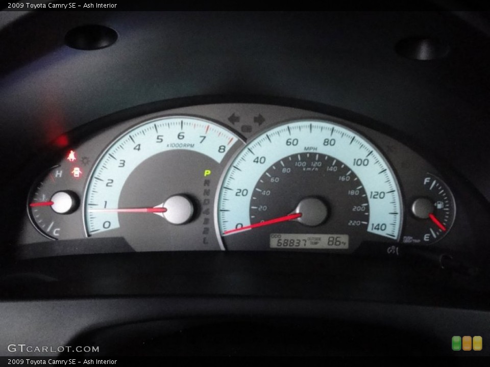 Ash Interior Gauges for the 2009 Toyota Camry SE #70822176