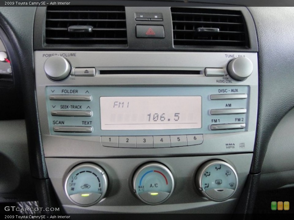 Ash Interior Controls for the 2009 Toyota Camry SE #70822221