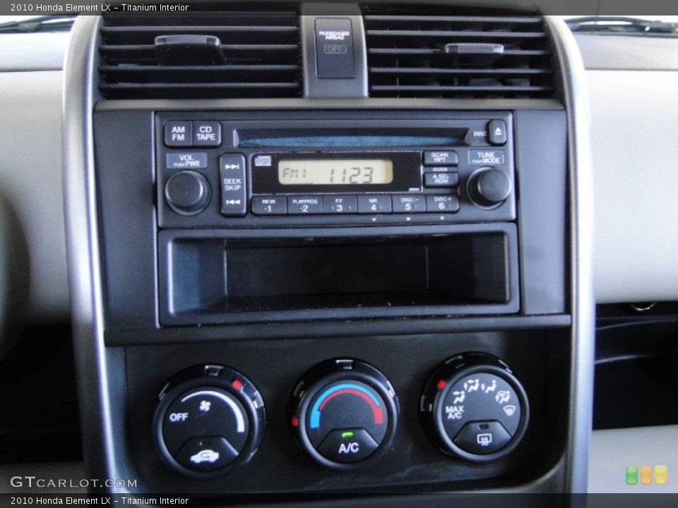 Titanium Interior Controls for the 2010 Honda Element LX #70823208