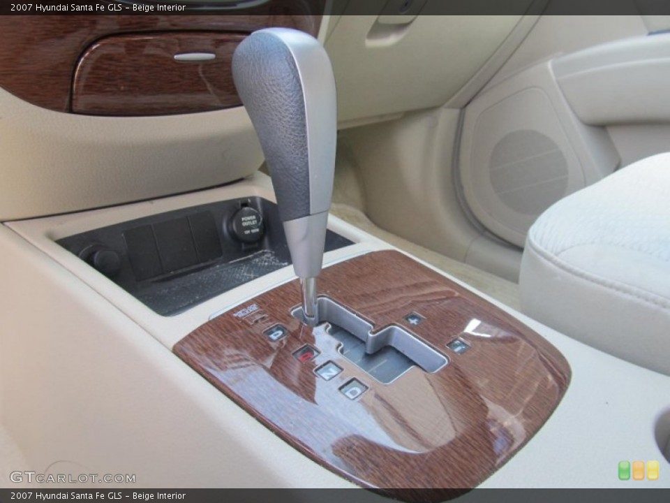 Beige Interior Transmission for the 2007 Hyundai Santa Fe GLS #70824897