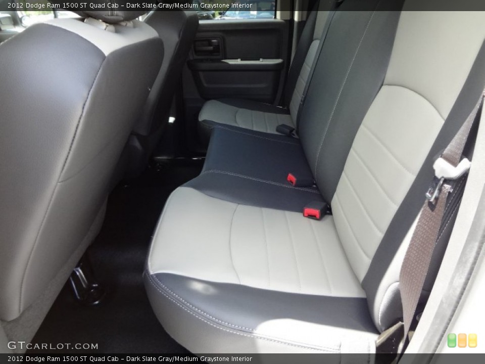 Dark Slate Gray/Medium Graystone Interior Photo for the 2012 Dodge Ram 1500 ST Quad Cab #70825662