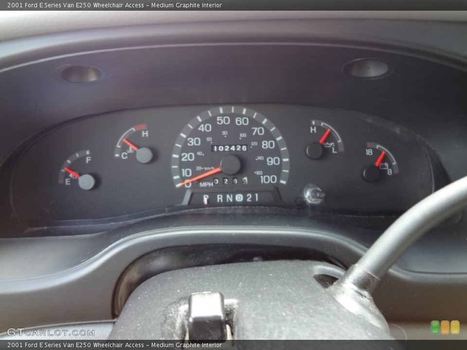 Medium Graphite Interior Gauges for the 2001 Ford E Series Van E250 Wheelchair Access #70826889