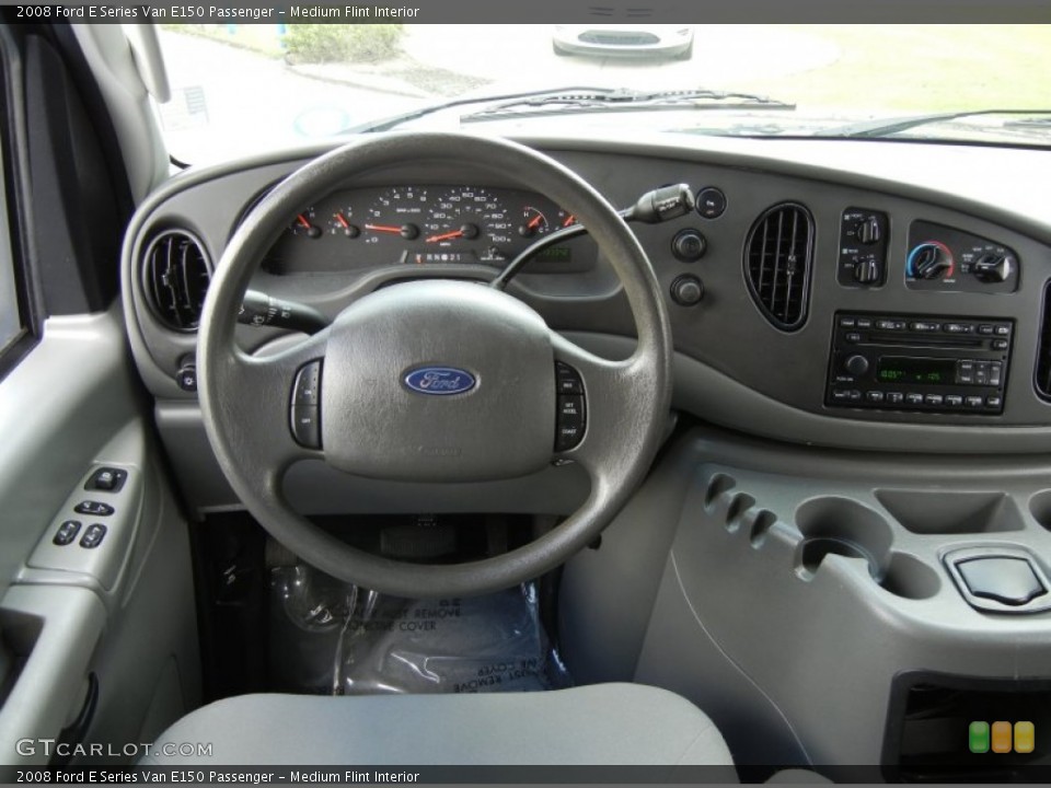 Medium Flint Interior Dashboard for the 2008 Ford E Series Van E150 Passenger #70827165