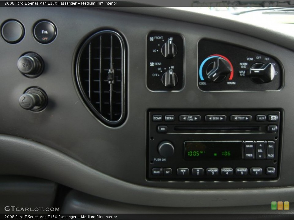 Medium Flint Interior Controls for the 2008 Ford E Series Van E150 Passenger #70827189