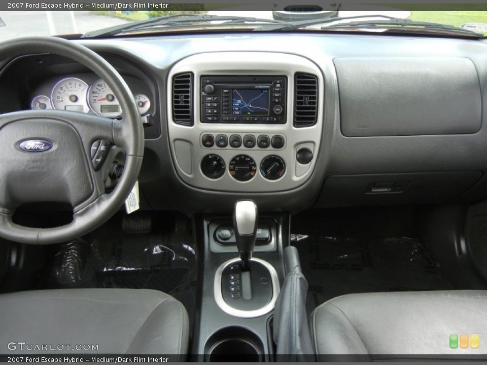 Medium/Dark Flint Interior Dashboard for the 2007 Ford Escape Hybrid #70827420