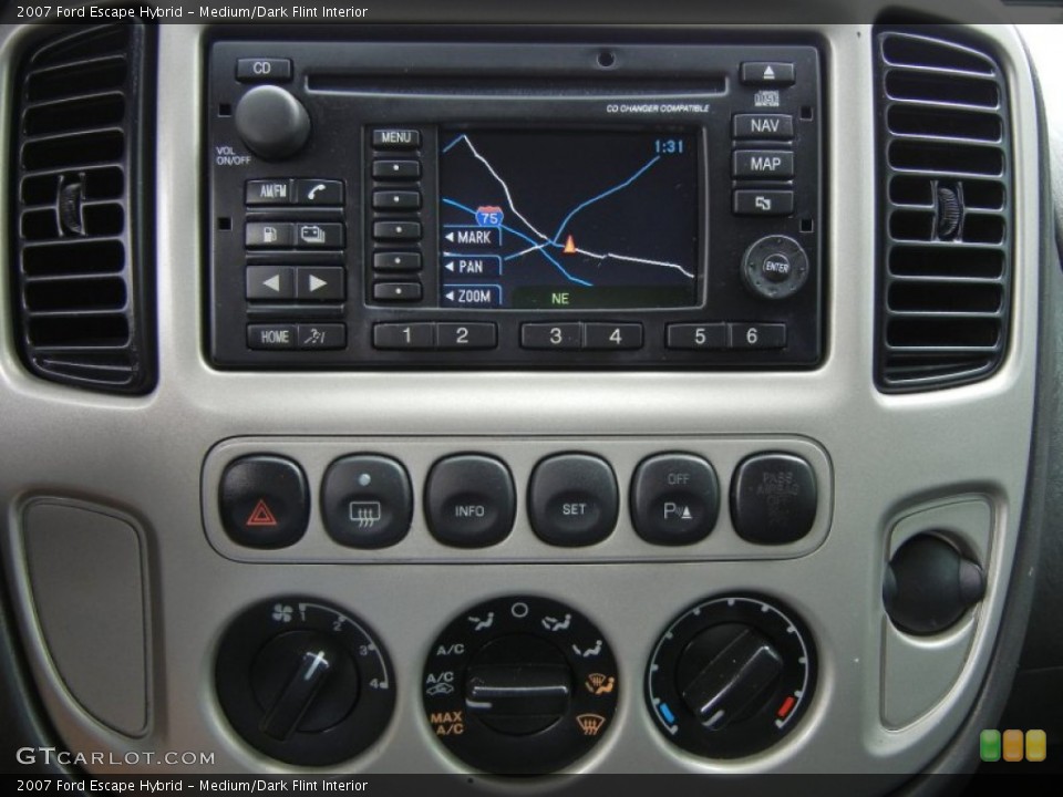 Medium/Dark Flint Interior Controls for the 2007 Ford Escape Hybrid #70827456