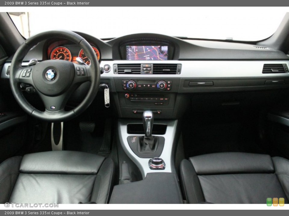 Black Interior Dashboard for the 2009 BMW 3 Series 335xi Coupe #70827657