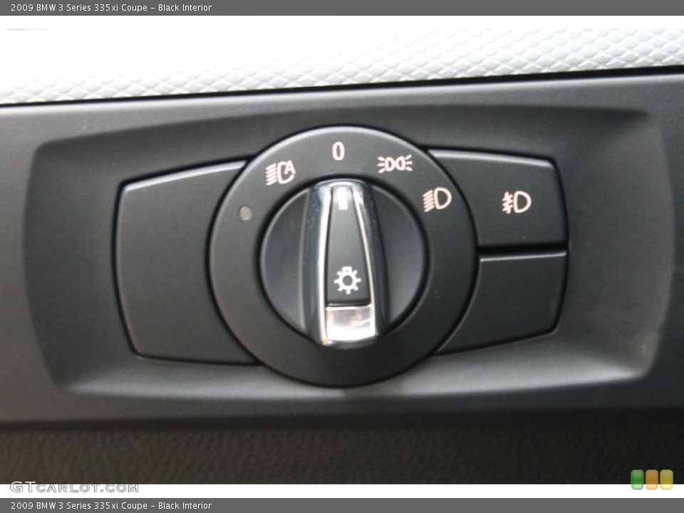 Black Interior Controls for the 2009 BMW 3 Series 335xi Coupe #70827765