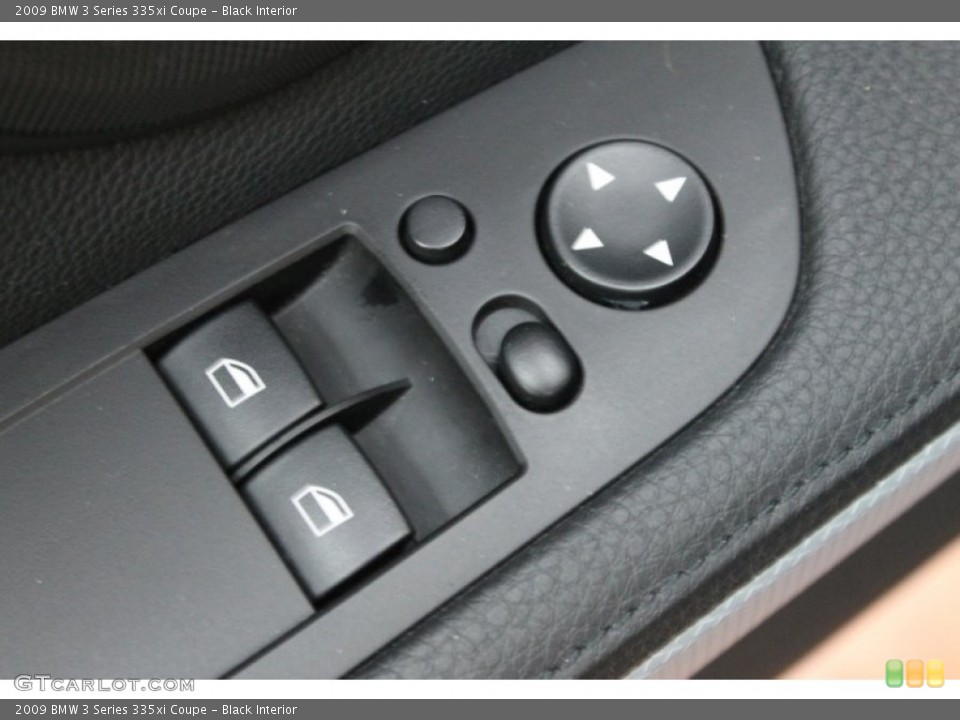Black Interior Controls for the 2009 BMW 3 Series 335xi Coupe #70827774