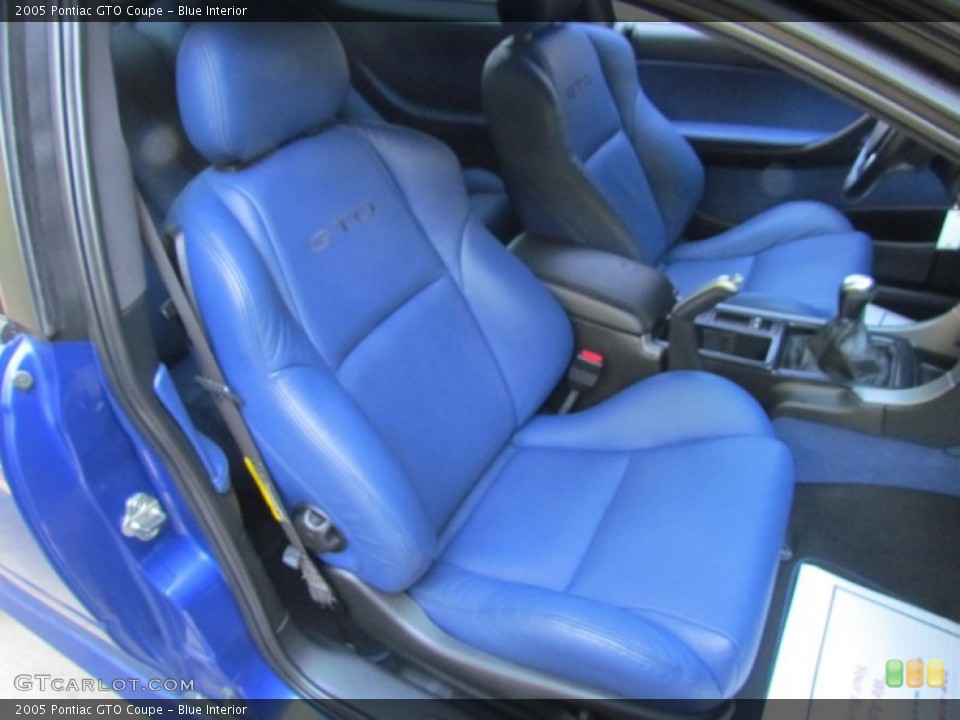 Blue Interior Photo for the 2005 Pontiac GTO Coupe #70833132