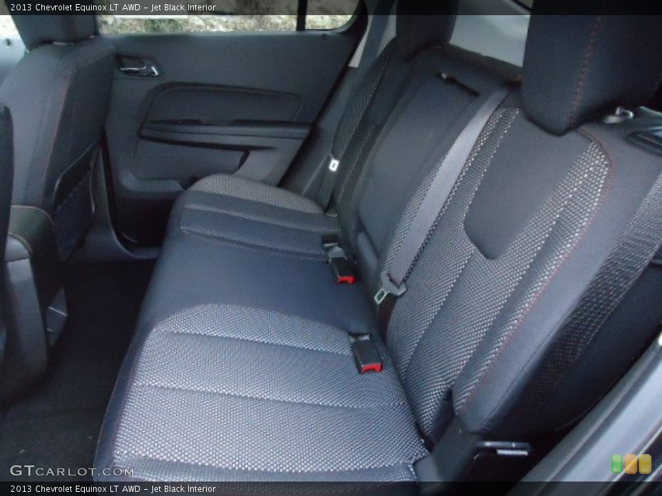 Jet Black Interior Rear Seat for the 2013 Chevrolet Equinox LT AWD #70837176