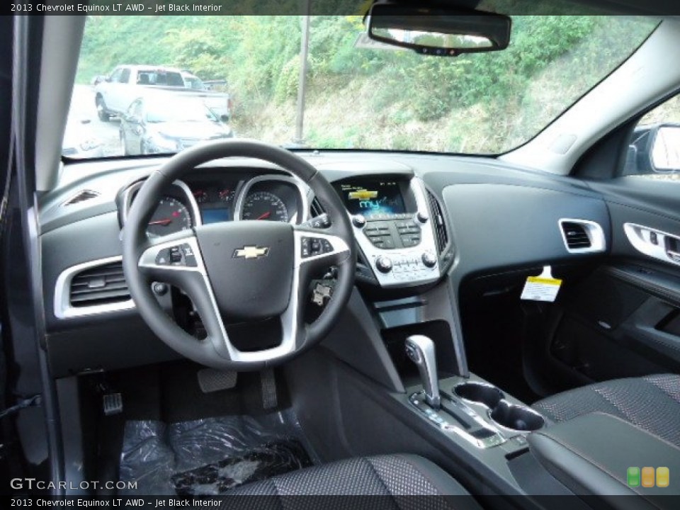 Jet Black Interior Prime Interior for the 2013 Chevrolet Equinox LT AWD #70837183