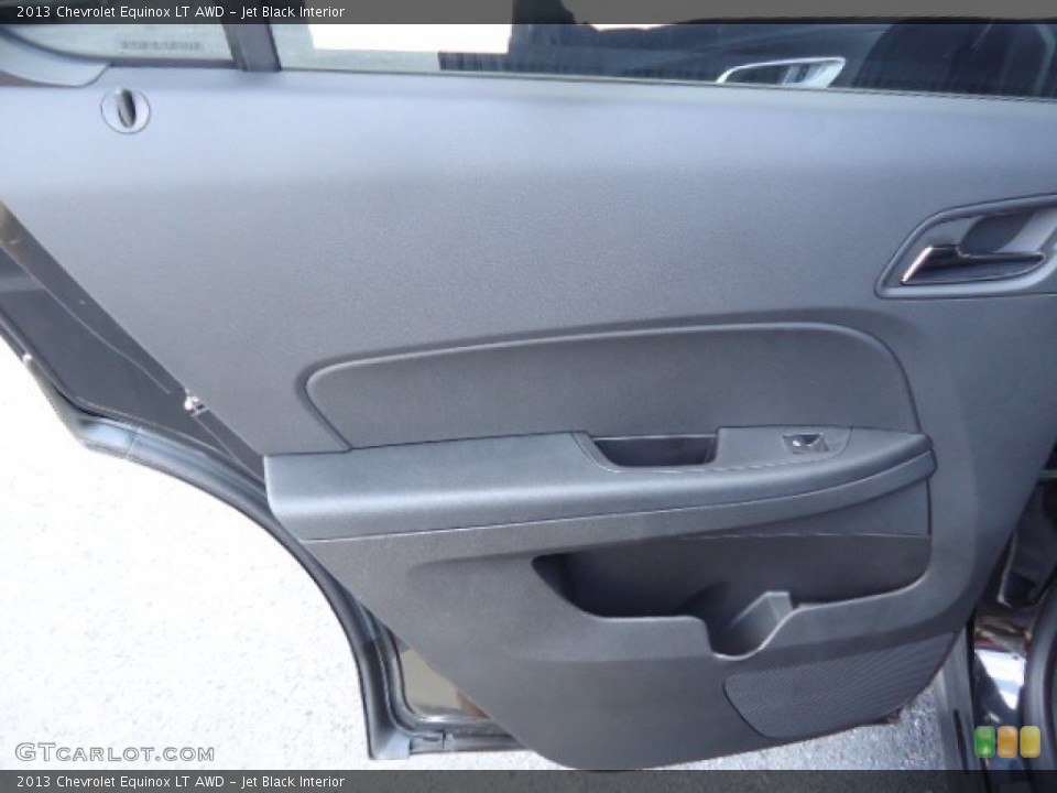Jet Black Interior Door Panel for the 2013 Chevrolet Equinox LT AWD #70837192