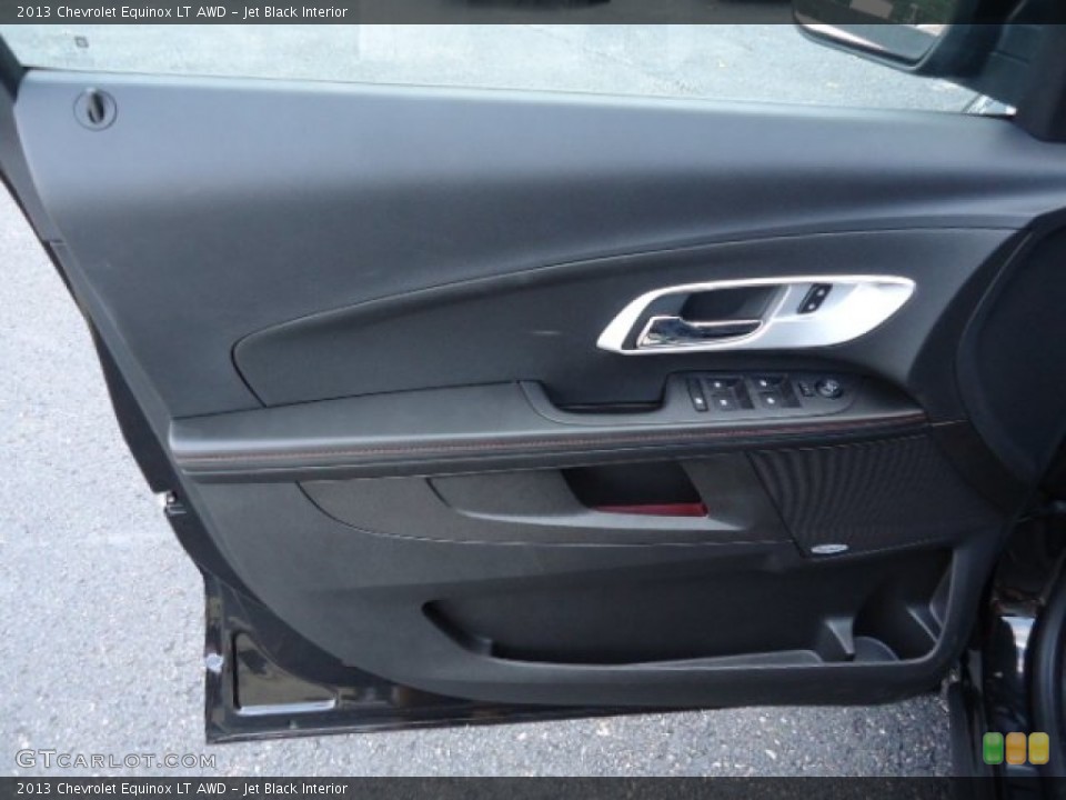 Jet Black Interior Door Panel for the 2013 Chevrolet Equinox LT AWD #70837200
