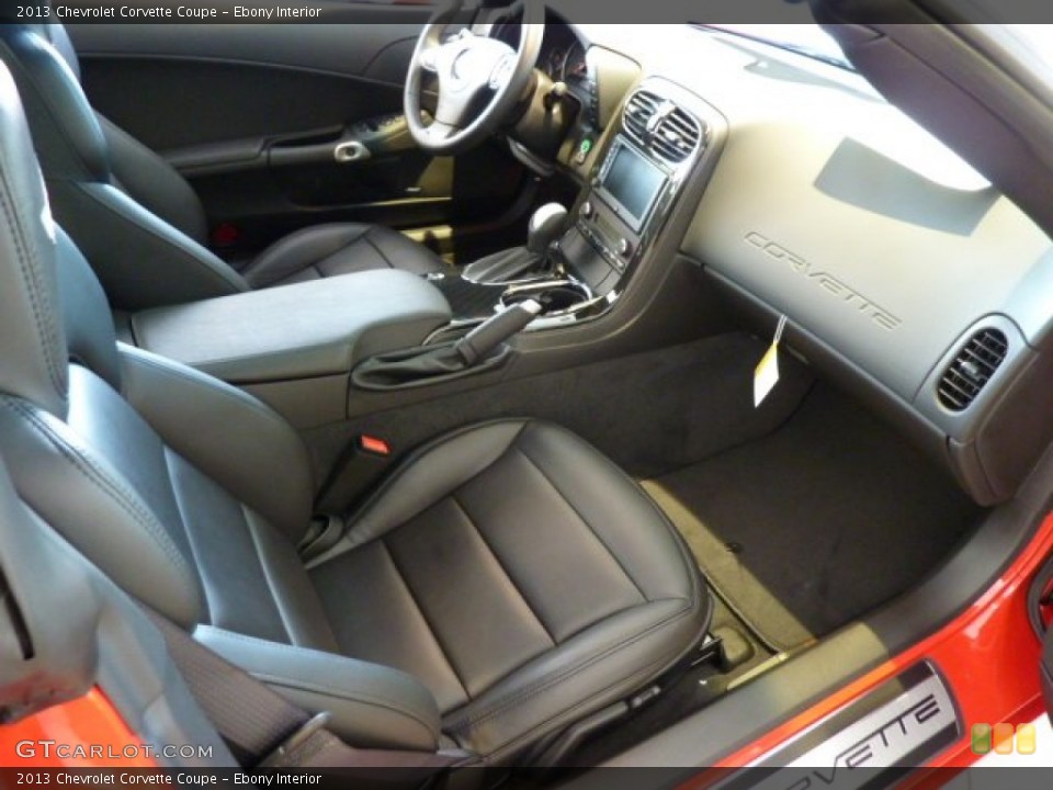 Ebony Interior Photo for the 2013 Chevrolet Corvette Coupe #70837877