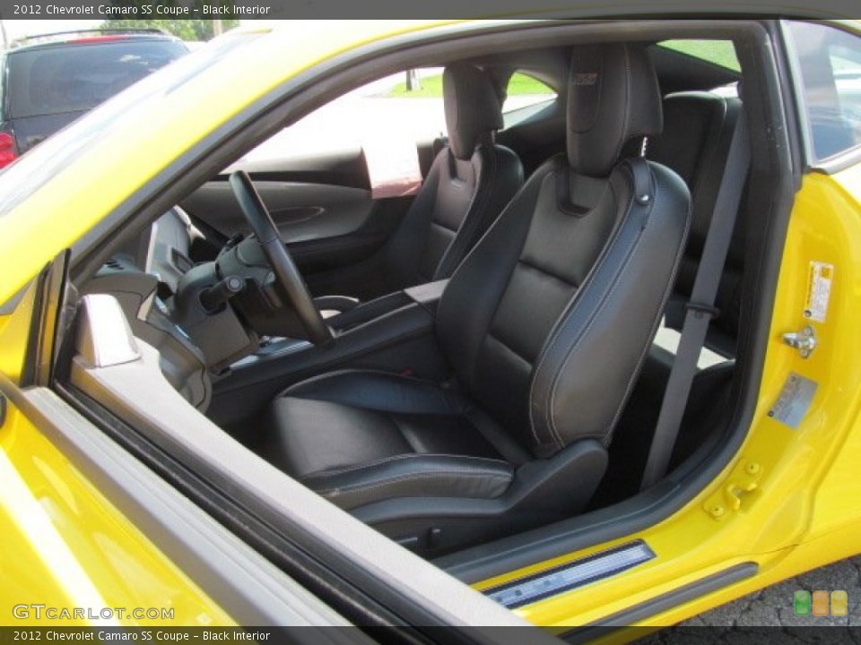 Black Interior Front Seat for the 2012 Chevrolet Camaro SS Coupe #70838073
