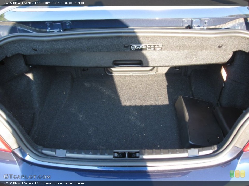 Taupe Interior Trunk for the 2010 BMW 1 Series 128i Convertible #70839171