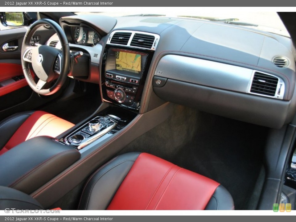 Red/Warm Charcoal Interior Dashboard for the 2012 Jaguar XK XKR-S Coupe #70840575