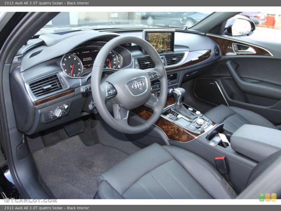Black Interior Prime Interior for the 2013 Audi A6 3.0T quattro Sedan #70840938