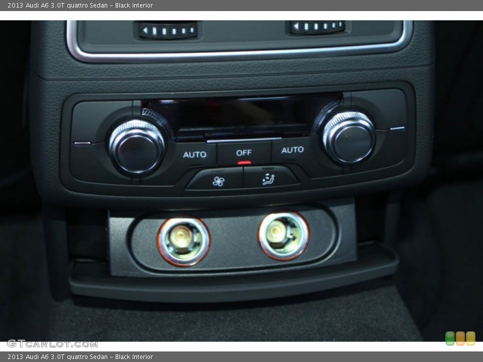 Black Interior Controls for the 2013 Audi A6 3.0T quattro Sedan #70840986