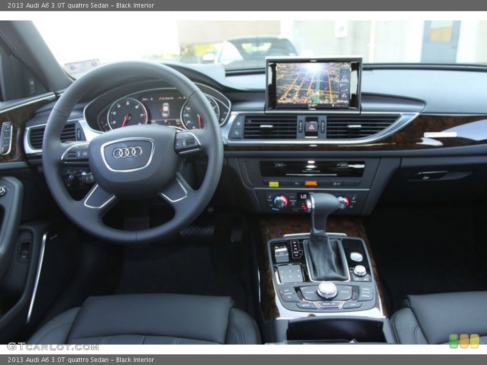 Black Interior Dashboard for the 2013 Audi A6 3.0T quattro Sedan #70840995