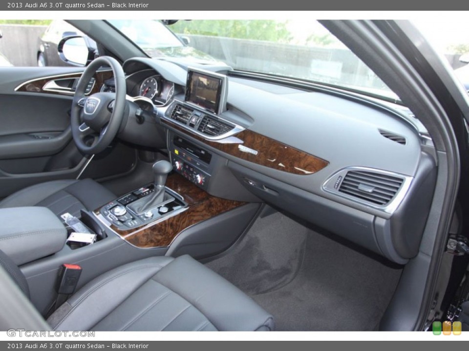 Black Interior Dashboard for the 2013 Audi A6 3.0T quattro Sedan #70841072