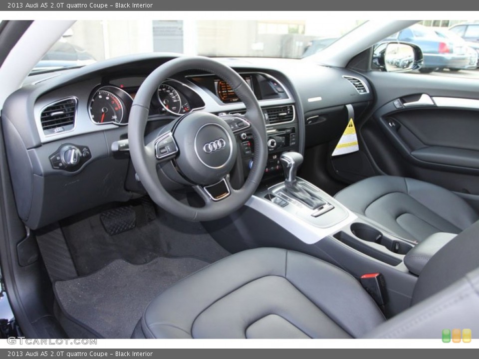Black Interior Prime Interior for the 2013 Audi A5 2.0T quattro Coupe #70841727