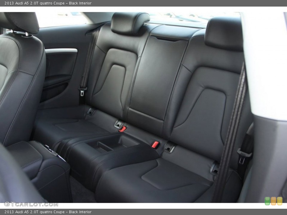 Black Interior Rear Seat for the 2013 Audi A5 2.0T quattro Coupe #70841745