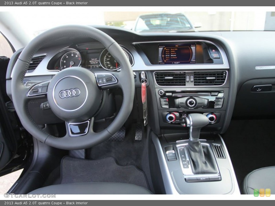 Black Interior Dashboard for the 2013 Audi A5 2.0T quattro Coupe #70841754