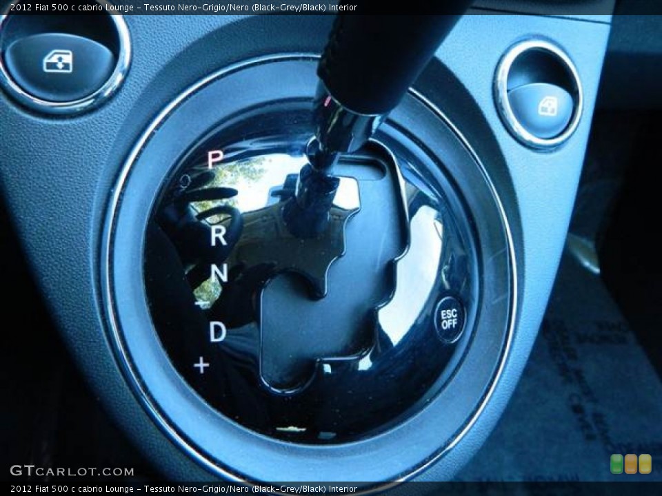Tessuto Nero-Grigio/Nero (Black-Grey/Black) Interior Transmission for the 2012 Fiat 500 c cabrio Lounge #70842504