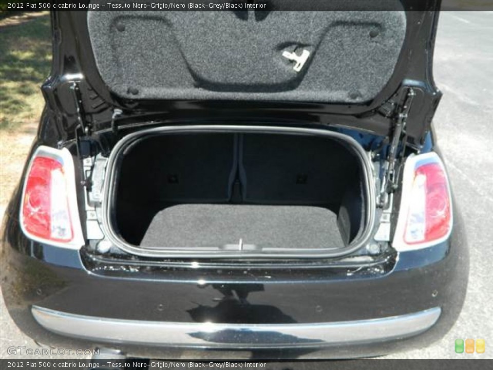 Tessuto Nero-Grigio/Nero (Black-Grey/Black) Interior Trunk for the 2012 Fiat 500 c cabrio Lounge #70842636
