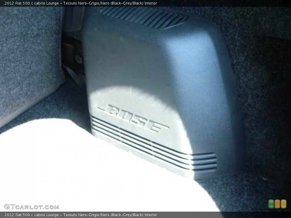 Tessuto Nero-Grigio/Nero (Black-Grey/Black) Interior Audio System for the 2012 Fiat 500 c cabrio Lounge #70842645